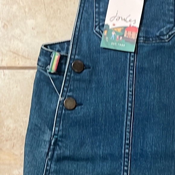 NWT Joules Girls denim Dress. Great for Fall. - Picture 5 of 9